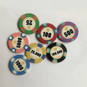 40mm 10g clay poker chips no metal - professional casino quality