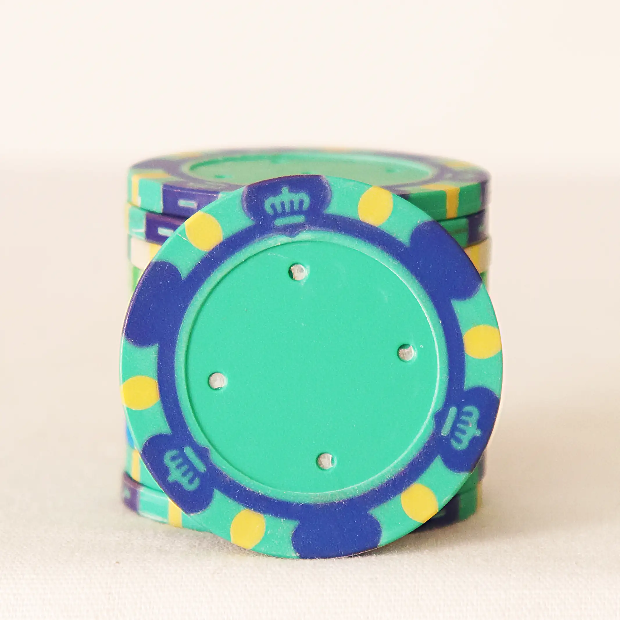 40*3.3MM 14G Three Color Crown Casino Grade Clay Poker Chip