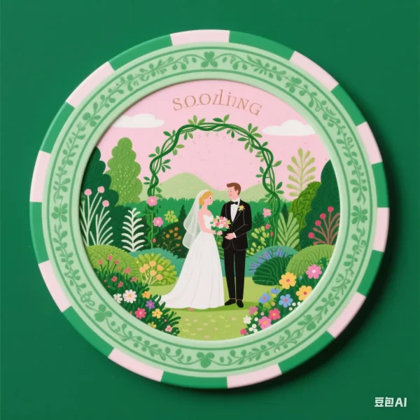 Get inspired! See our wedding poker chip design gallery