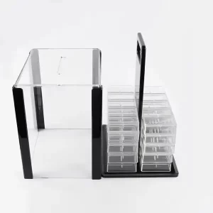 Crystal Clear Acrylic Poker Chip Display Case