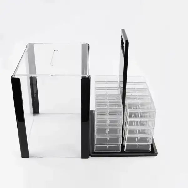 Crystal Clear Acrylic Poker Chip Display Case