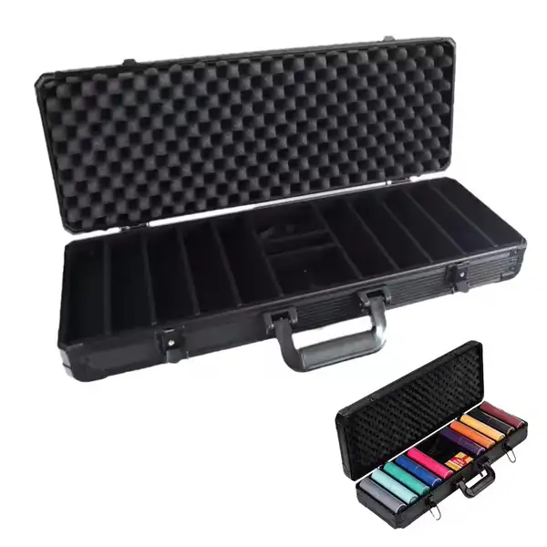 Black Poker Chip Case