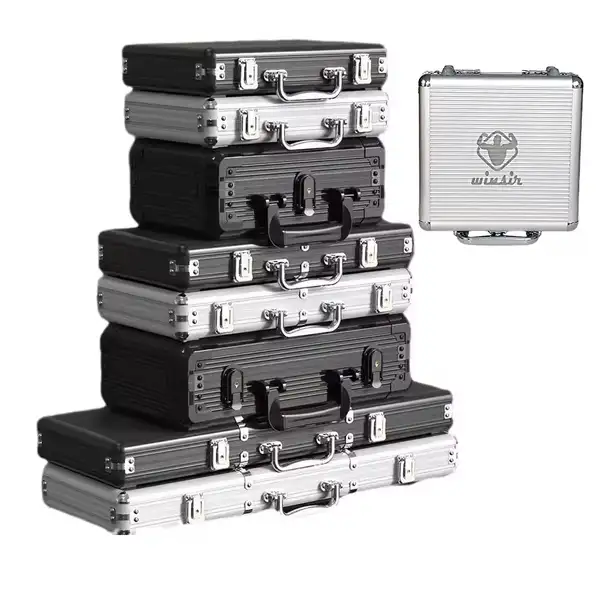 Aircraft Alloy Poker Chip Protection Case
