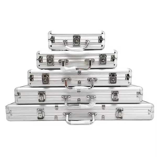 Aircraft Alloy Poker Chip Protection Case