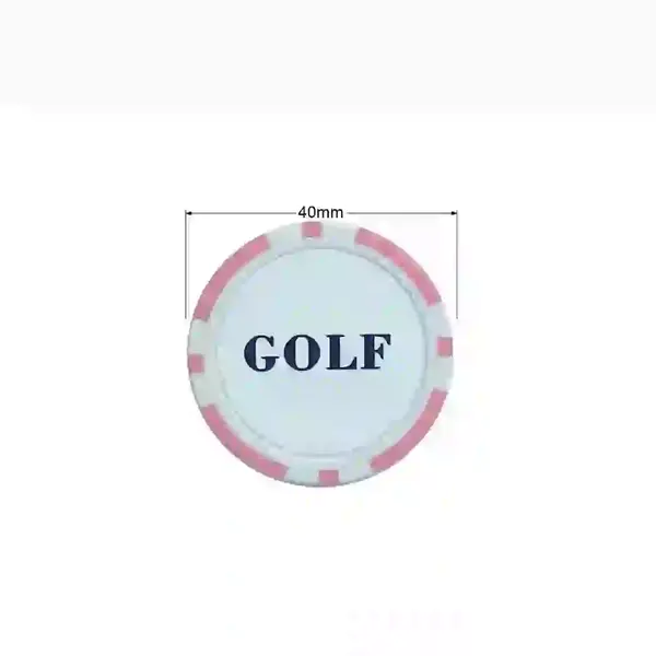 Custom logo poker chip golf ball marker