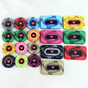 EPT-Style Ceramic Poker Chips