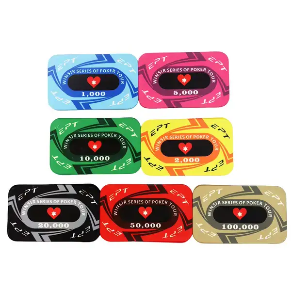 EPT-Style Ceramic Poker Chips