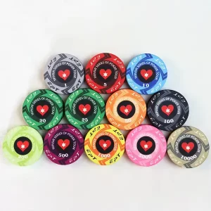 EPT-Style Ceramic Poker Chips