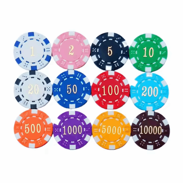 Hot stamp poker chips, clay poker chips, casino poker chips, professional poker chips, poker set, home game chips, vintage poker chips, poker night accessories, collectible poker chips, poker chip set.