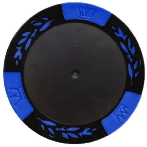 D Blue 3-6 Custom Poker Chip Base