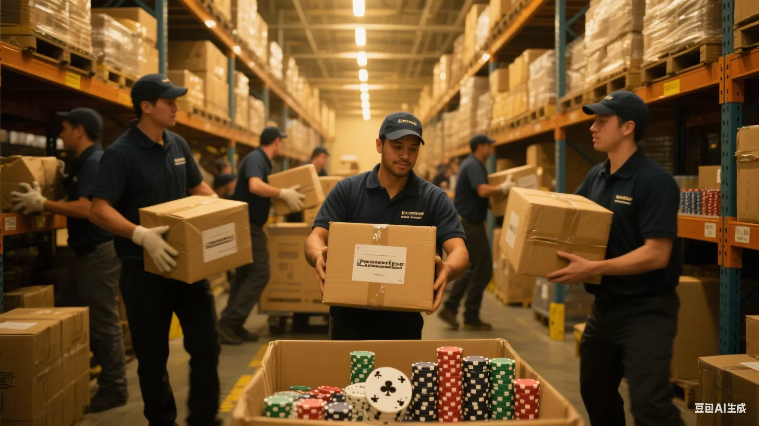 Global poker chips shipping