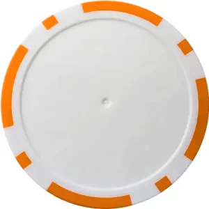 Orange1-7 Custom Poker Chip Base